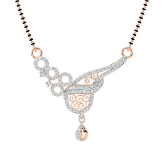 Zara Round Diamond Mangalsutra